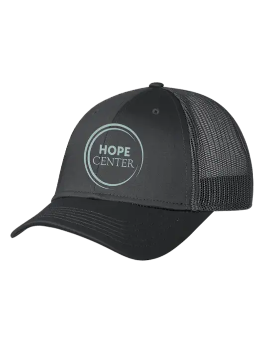 Charcoal Mesh Trucker Cap Snap Back w/Hope Center Logo