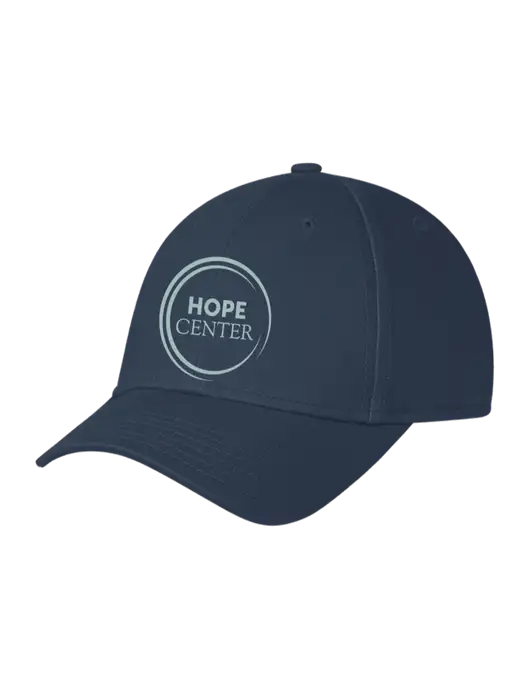 Navy Structured Cap Hook & Loop w/Hope Center Logo