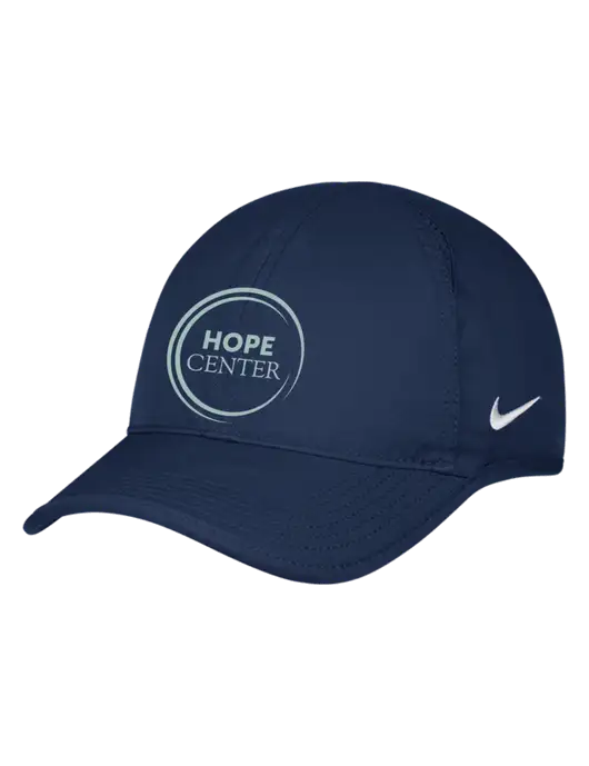 Nike Navy Featherlight Cap w/Hope Center Logo