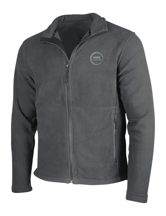 Dark Grey Fleece Jacket w/Hope Center Logo