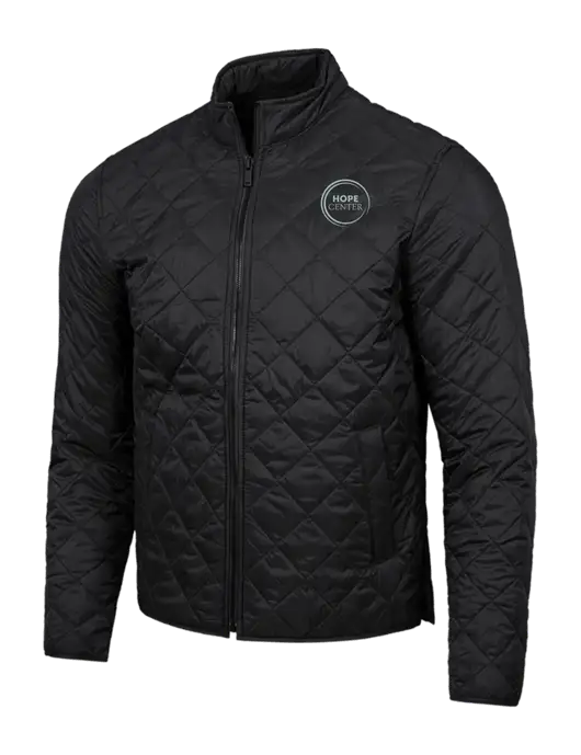 Mercer+Mettle Black Quilted Full-Zip Jacket w/Hope Center Logo