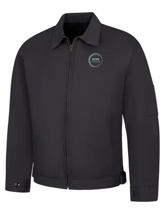 Red Kap Dark Grey Slash Pocket Jacket w/Hope Center Logo
