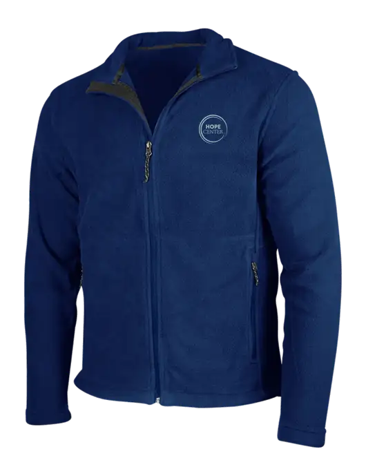 Navy Fleece Jacket w/Hope Center Logo