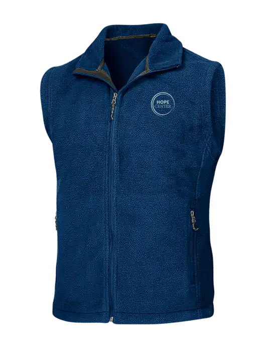 Navy Fleece Vest w/Hope Center Logo