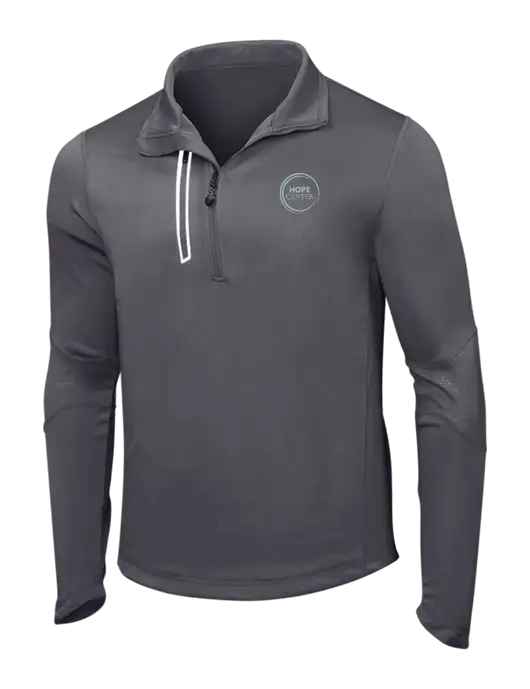 OGIO Gear Grey Endurance Fulcrum 1/4 Zip w/Hope Center Logo
