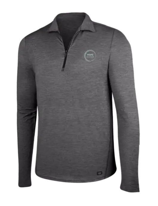 OGIO Gear Grey Heather Endurance Force 1/4 Zip w/Hope Center Logo