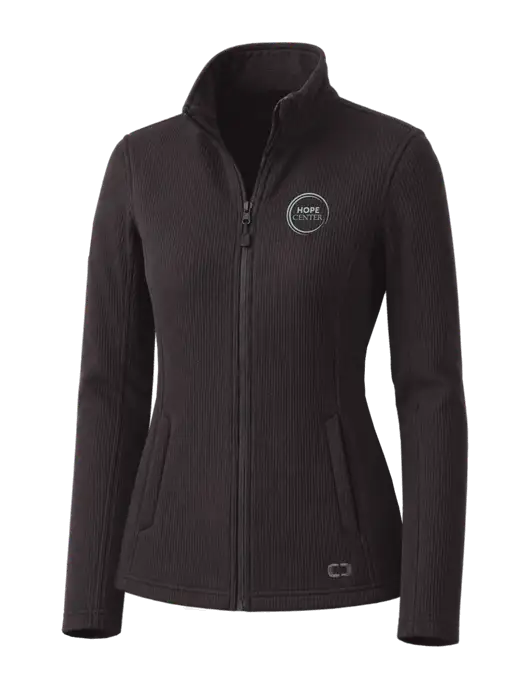 OGIO Blacktop Womens Grit Fleece Jacket w/Hope Center Logo