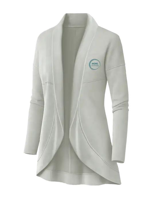 OGIO Ivory Snow Womens Luuma Cocoon Fleece w/Hope Center Logo