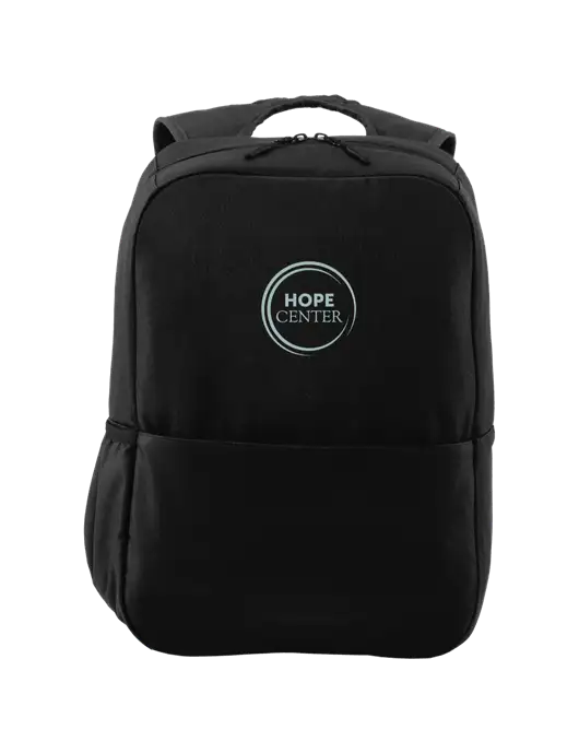 Access Square Laptop Black Backpack w/Hope Center Logo