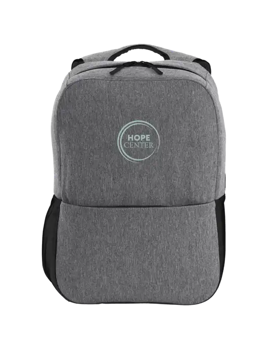 Access Square Laptop Graphite Heather/Black Backpack w/Hope Center Logo
