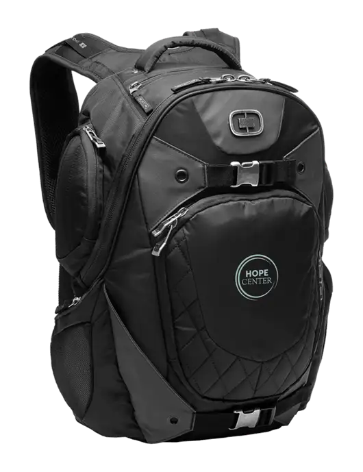OGIO Black Squadron Pack w/Hope Center Logo