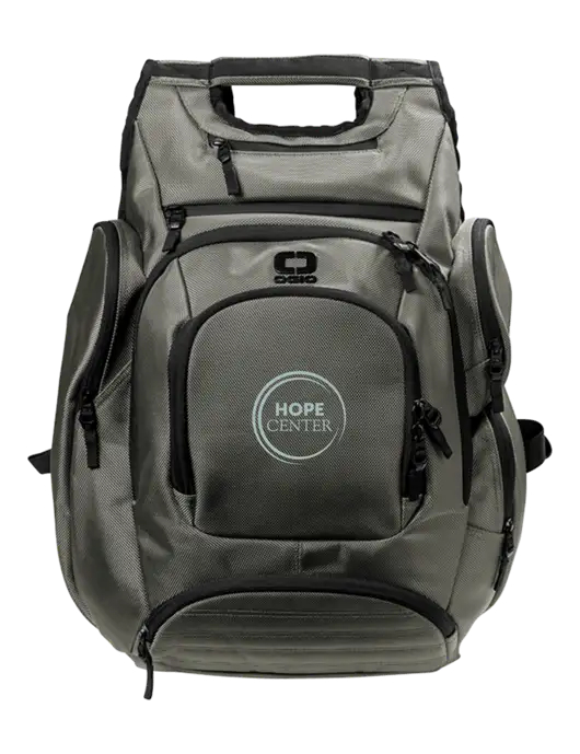 OGIO Medium Grey Metro Ballistic Laptop Backpack w/Hope Center Logo