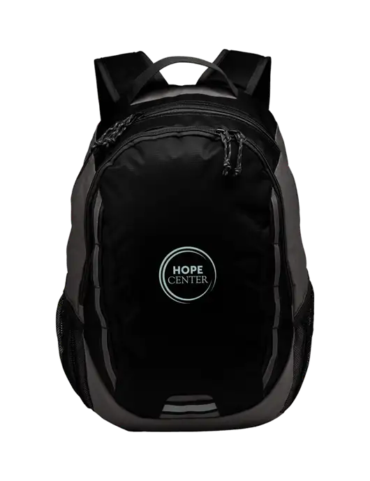 Ridge Black/Dark Charcoal Laptop Backpack w/Hope Center Logo